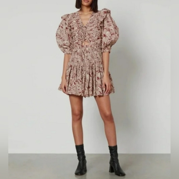 NWT SEA PRIYA PRINTED ORGANIC COTTON ROMPER SIZE 6 - Picture 2 of 16